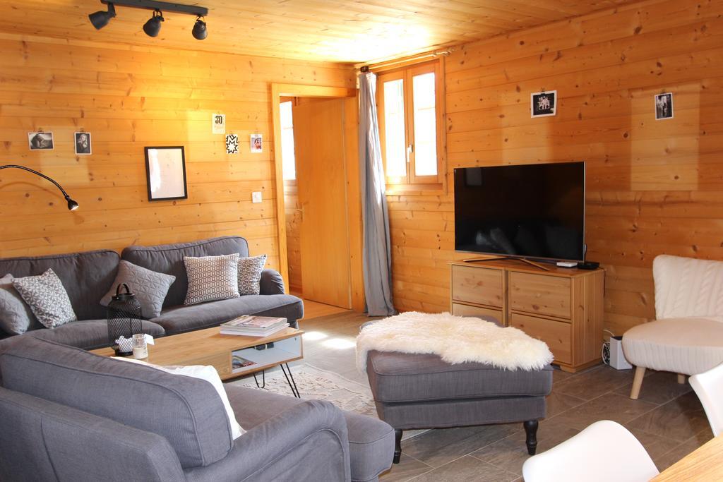 Ferienwohnung La Boutique Rossinière Exterior foto
